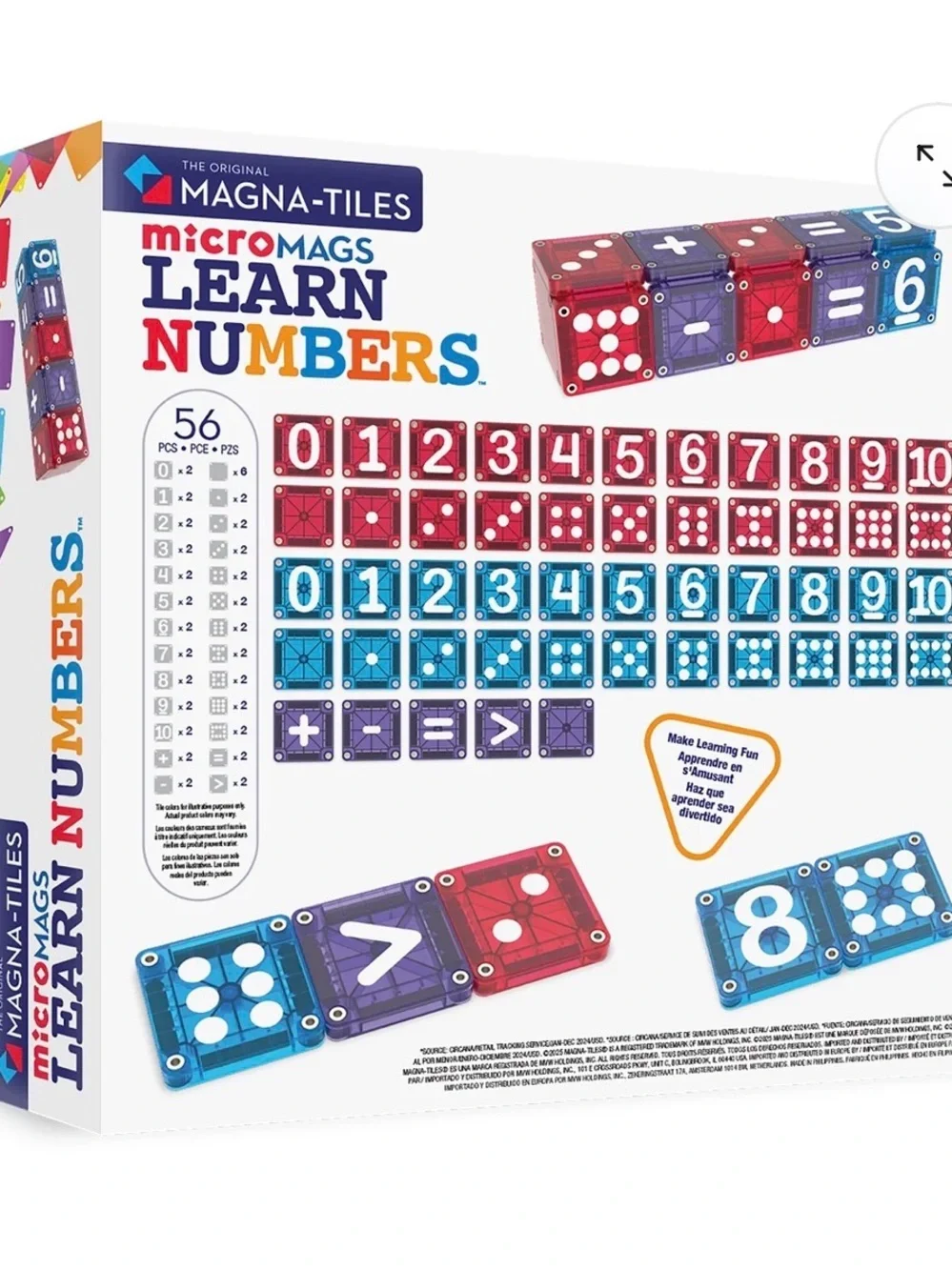 Magna-Tiles micromags learn